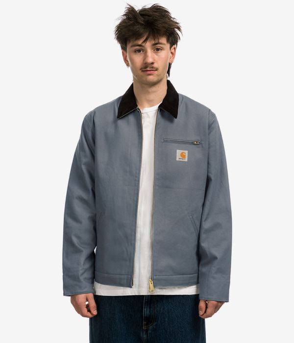 Carhartt WIP Detroit Dearborn Jacke (dove grey black rigid)