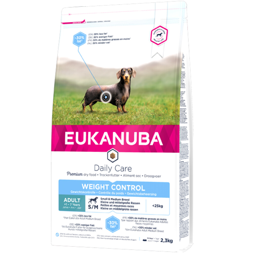 Eukanuba Daily Care Weight Control Small - Medium Kip2,5 kg