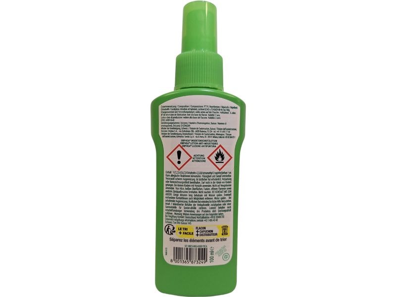 Orphea Insektenschutz-Spray Familie 100 ml Spray-Lotion zum Schutz vor Insektenstichen