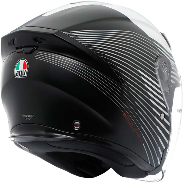 AGV - Casque K5 Jet Evo Control Noir Mat / Blanc