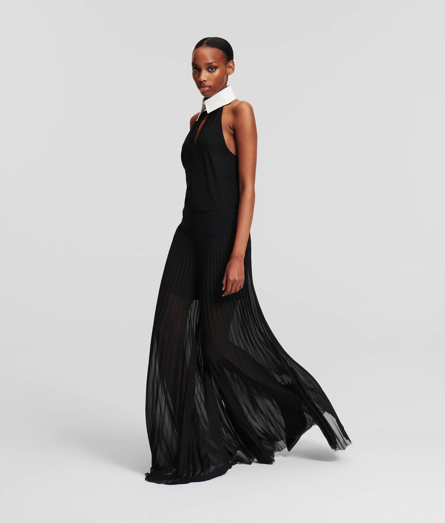 PANTALON PLISSÉ TAILLE HAUTE
