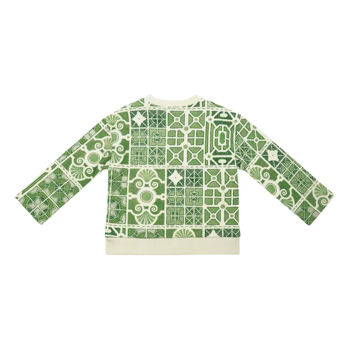 The Middle Daughter Sweat Homey Imprimé | Vert