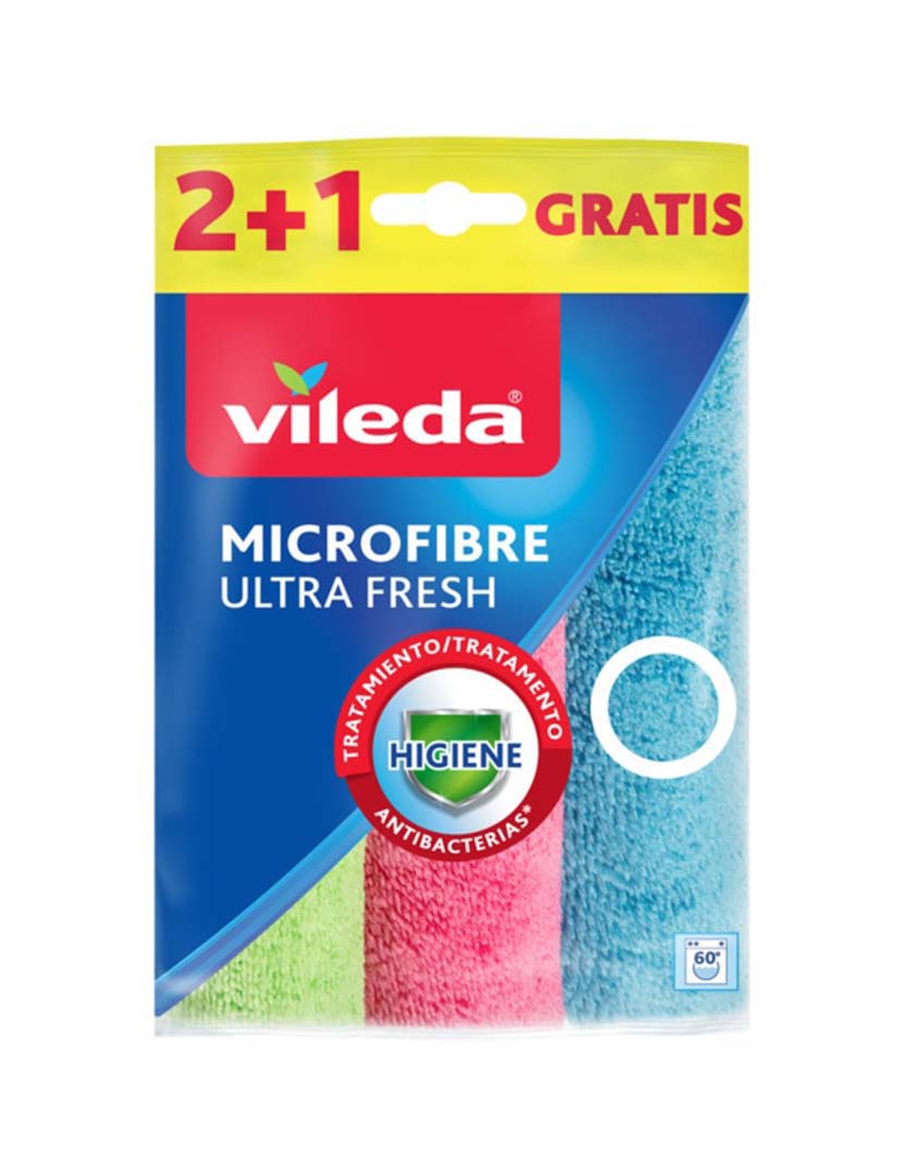 Ultra Fresh Microfibre Cloths 2+1 Free