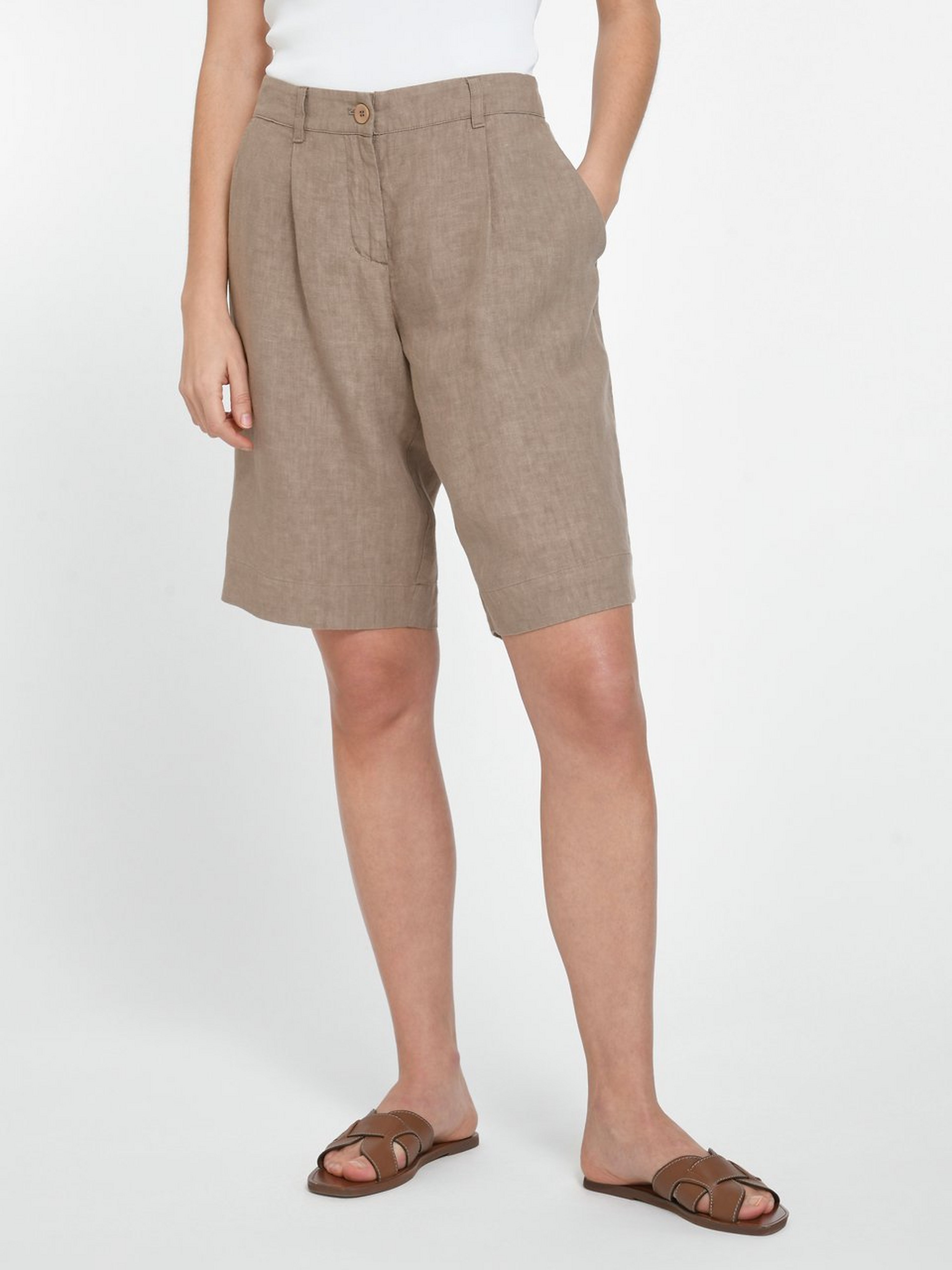 Bermudas aus 100% Leinen