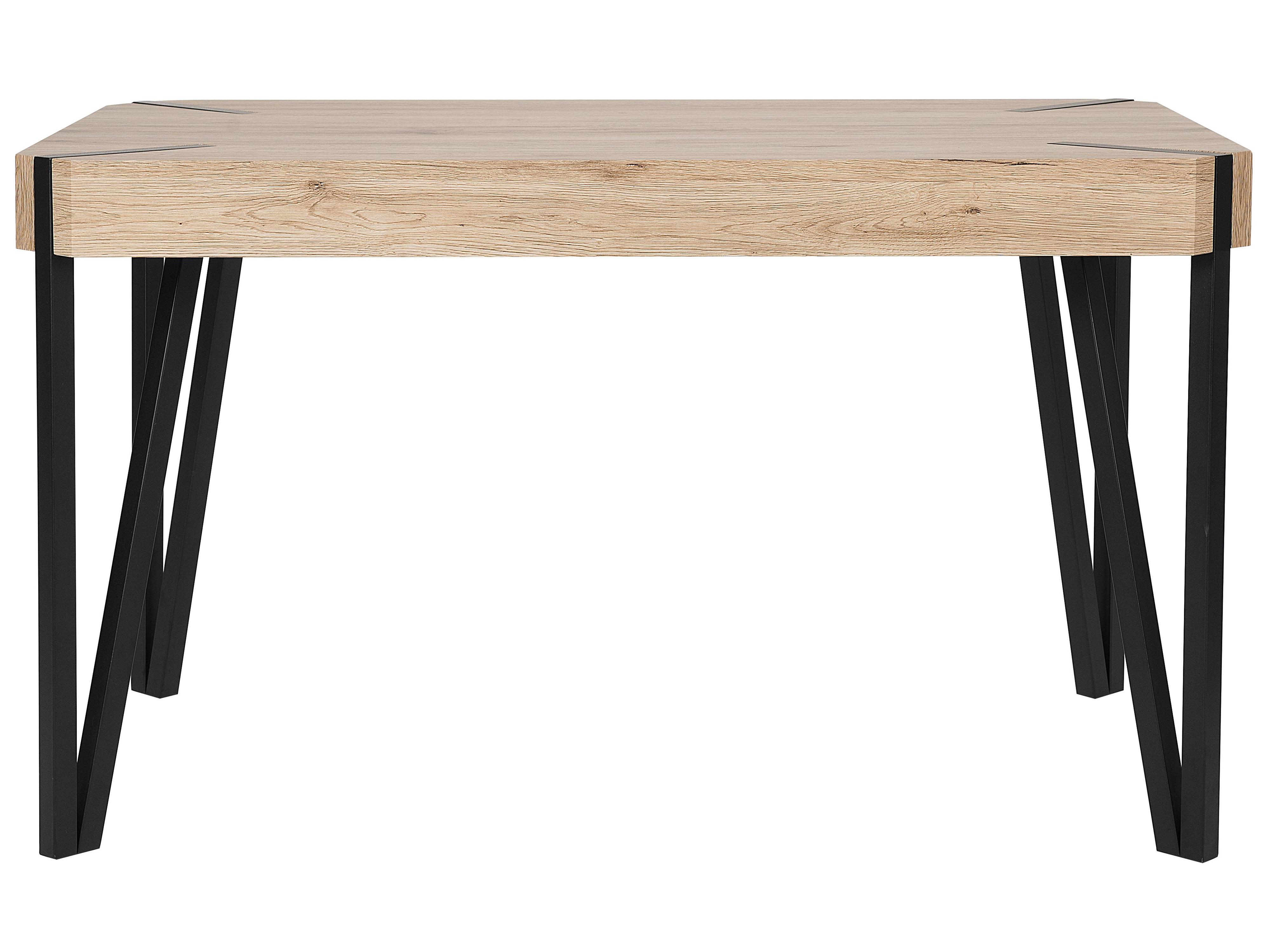 Eettafel CAMBELL Lichtbruin 80 cm 130 cm