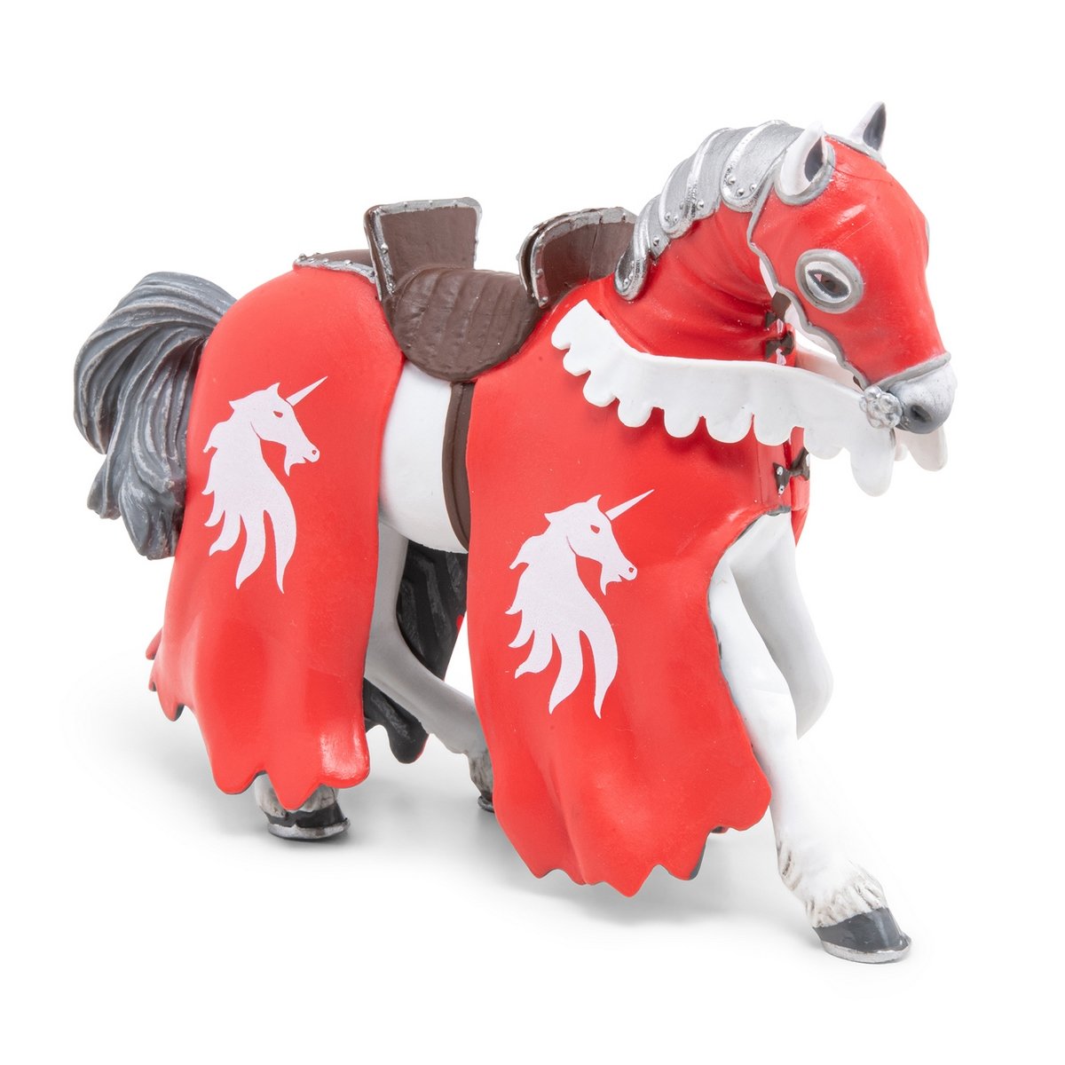 Figurine PAPO Cheval du Chevalier Licorne à la lance