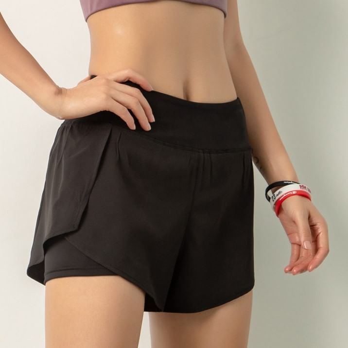 Bolgivy - Hoge taille sweatshorts
