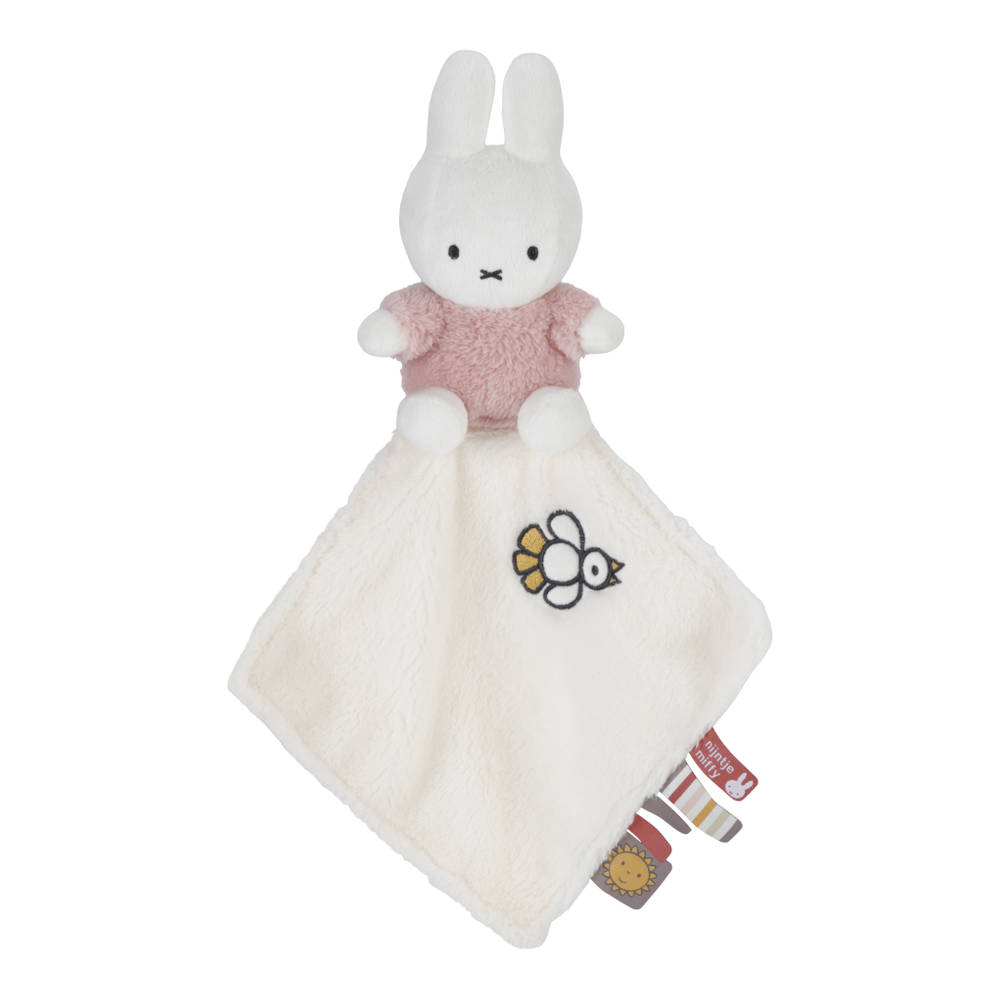 nijntje fluffy knuffeldoekje - roze