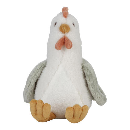 Peluche poule - Little Farm - 17 cm - LITTLE DUTCH