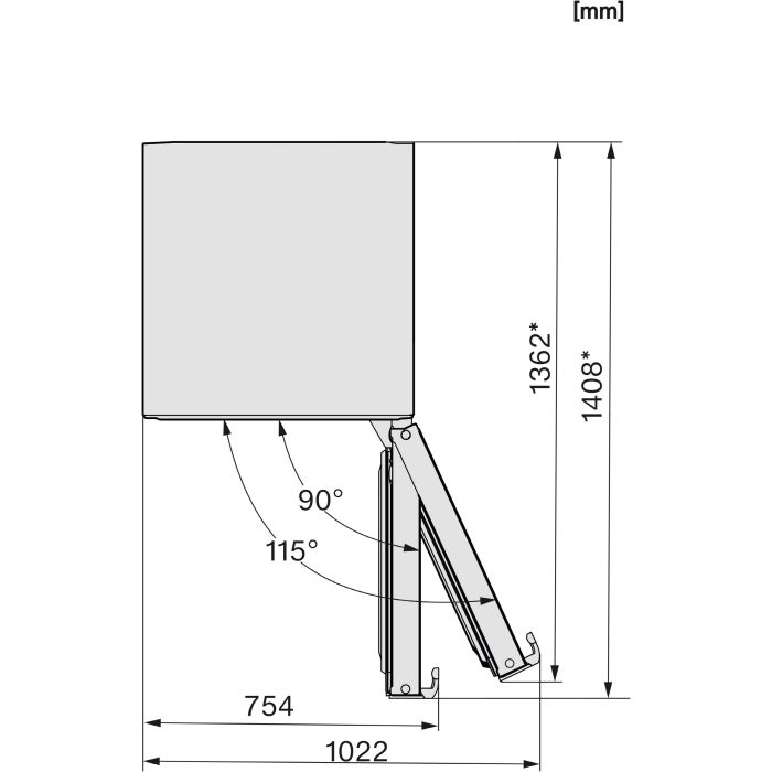 Miele Gefrierschrank FN 4778 D ws Weiß