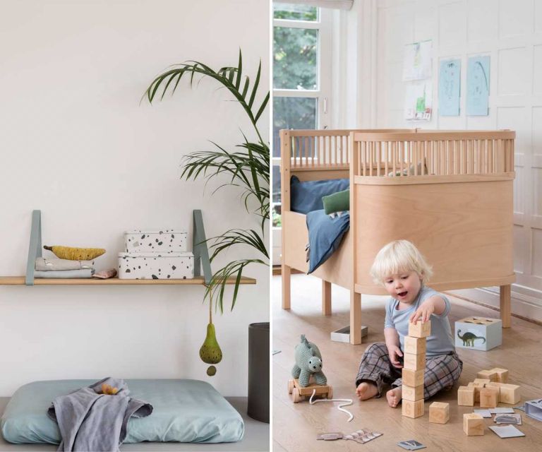 Ferm Living Wooden Shelf Hanger zwart
