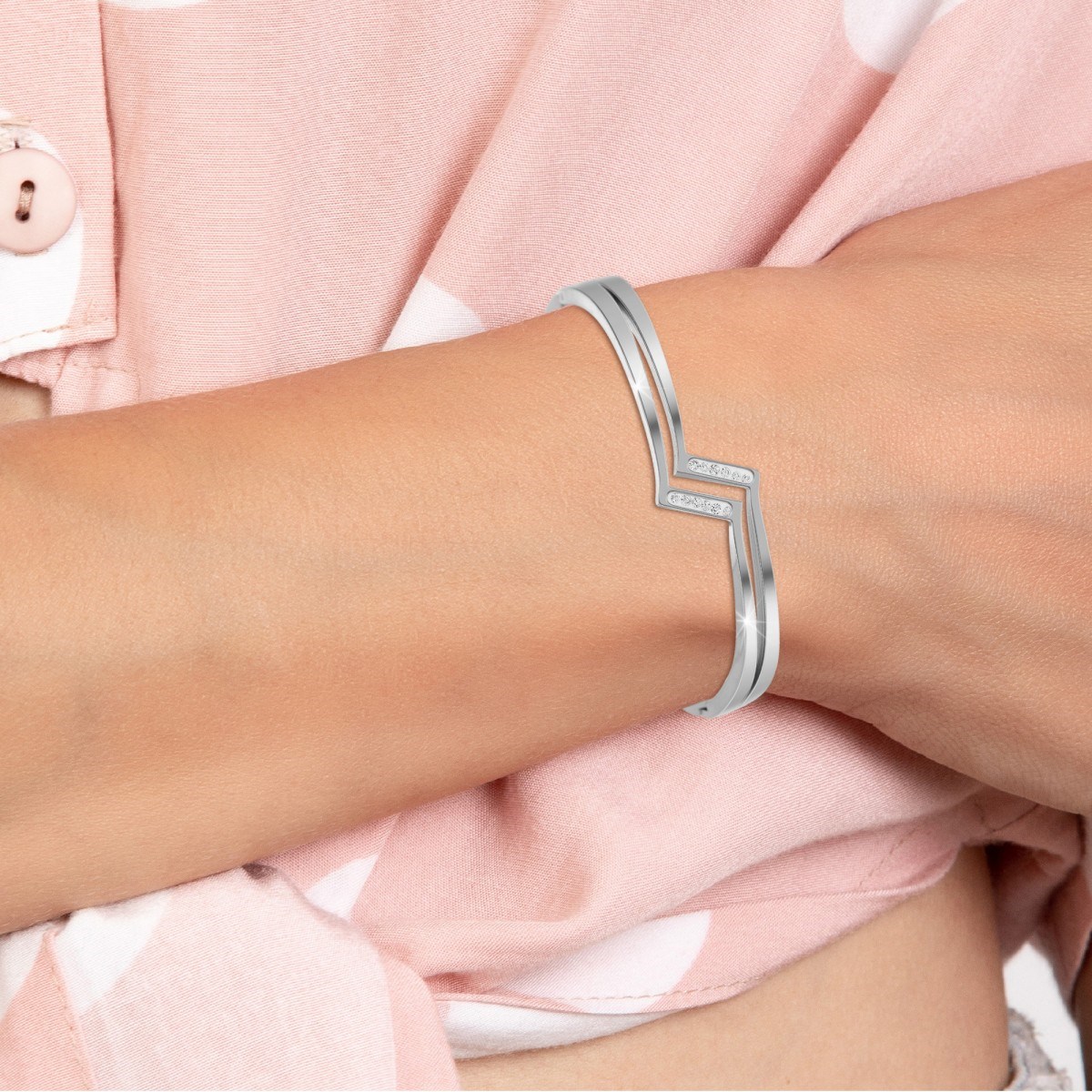 Bracelet SC Crystal orné de Cristaux scintillants