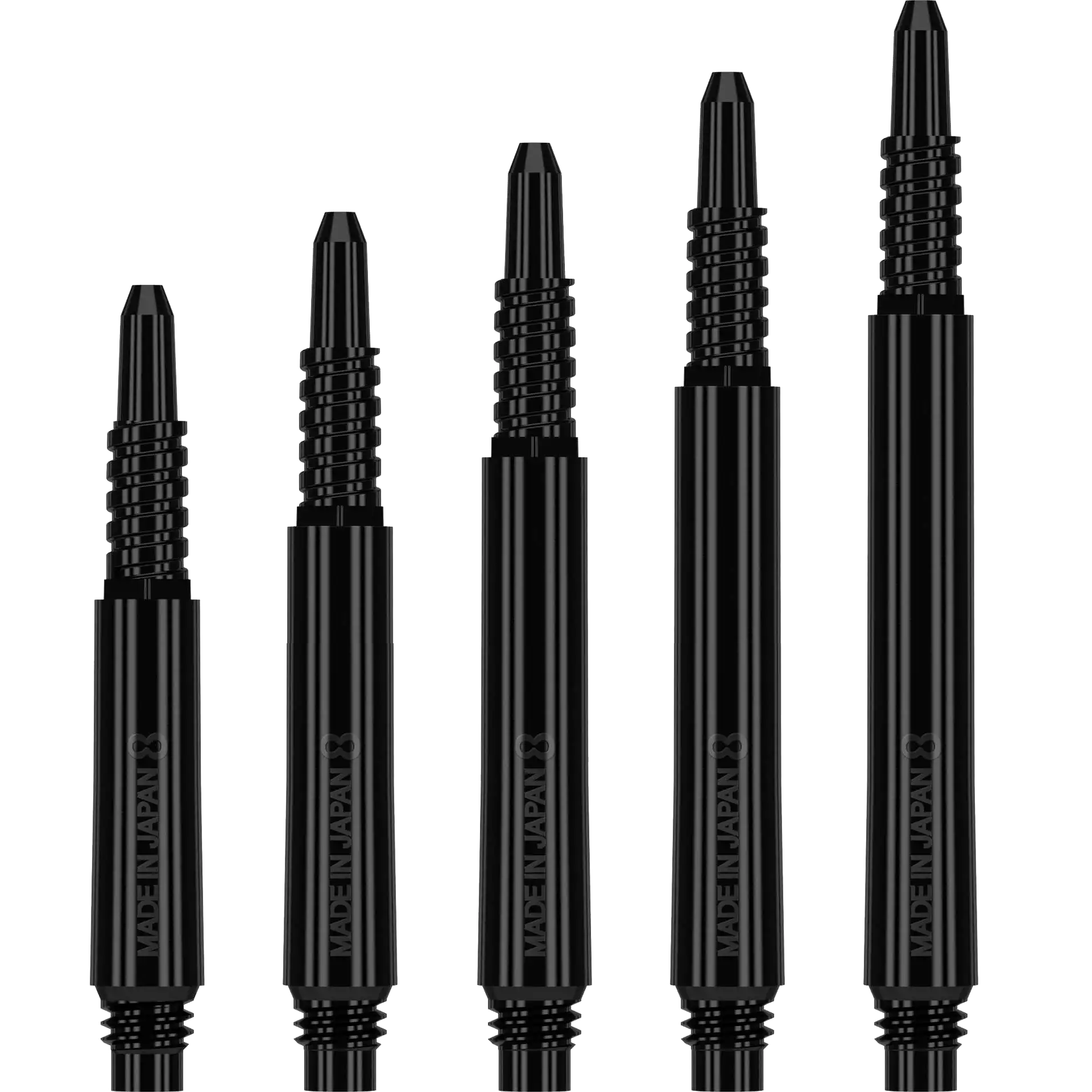 8 Flight - Regular Fixed Shaft - Schwarz