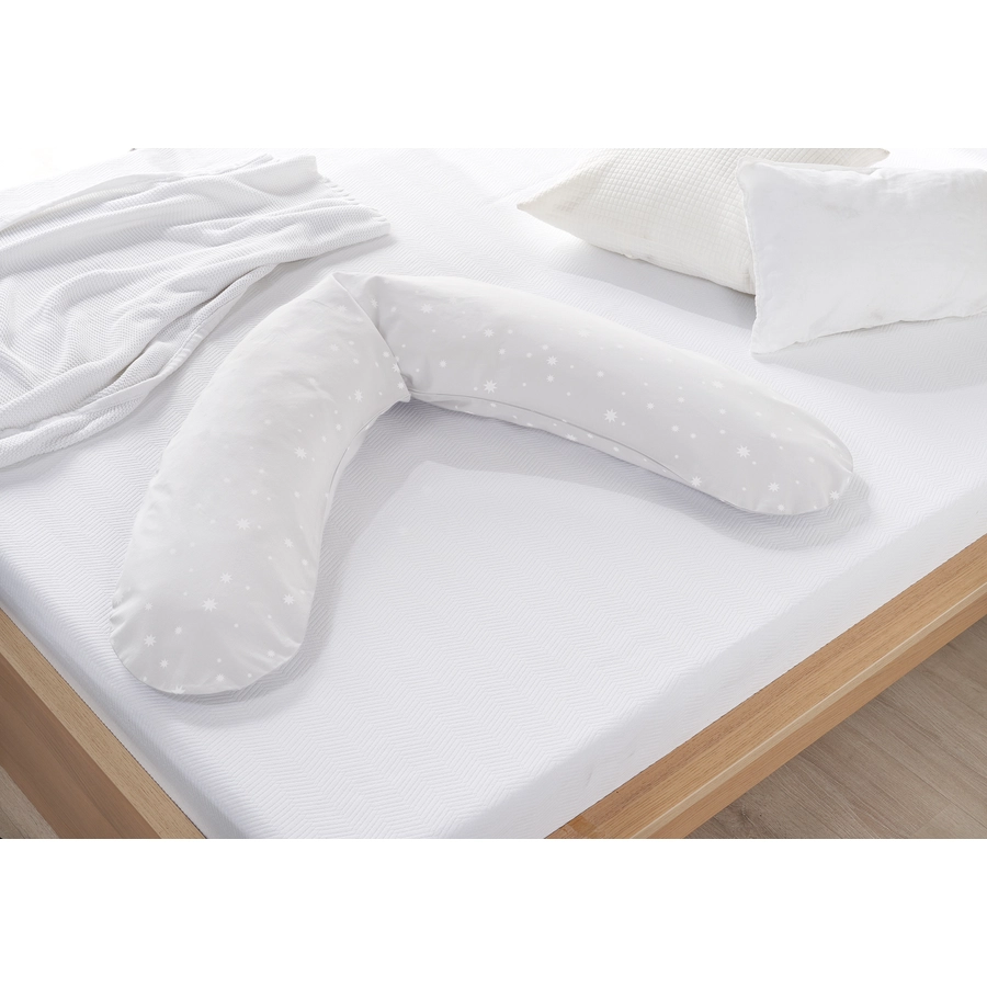 Theraline Dodo Stillkissen Sternchen grau