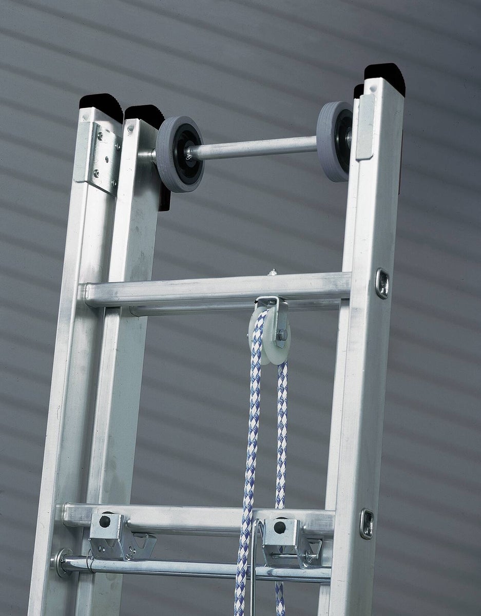 PROREGAL sporttouwladder met standaard dwarsbalk 2 x 19 sporten