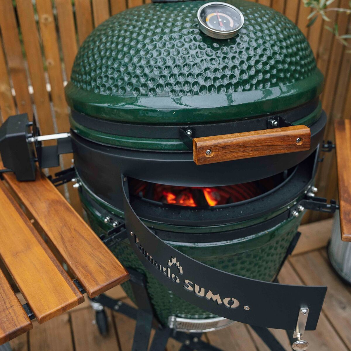 SUMO Midi + Grillmesterens rotisseri og pizzaovn, grønn