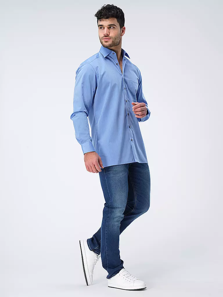 OLYMP Hemd Modern Fit blau