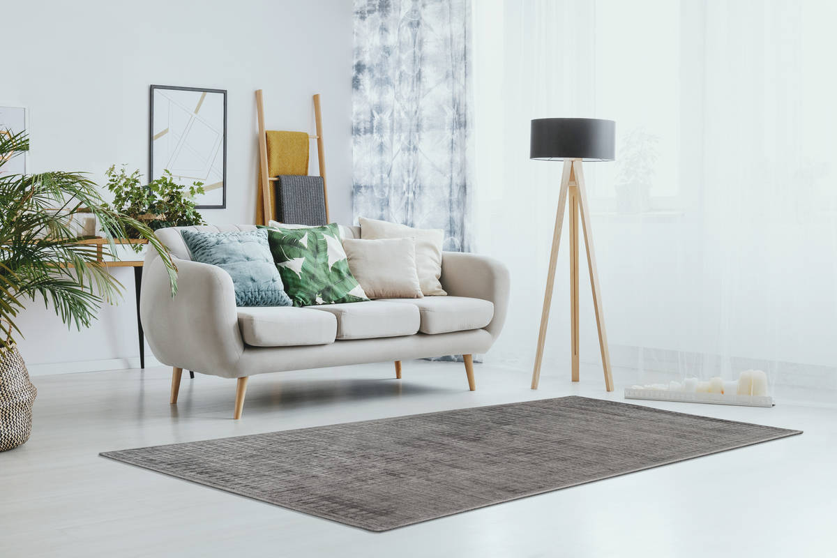 Teppich KARMA 100 - anthrazit - 80x150 cm