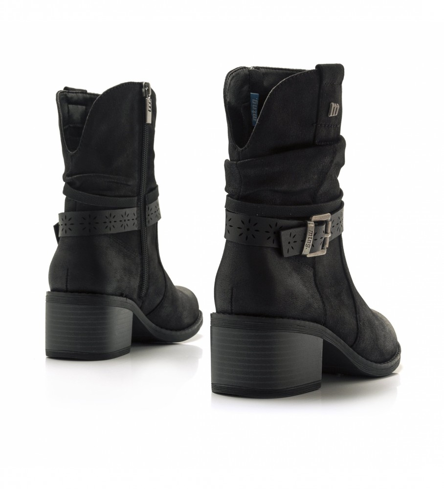 Botas de cowboy pretas Mustang