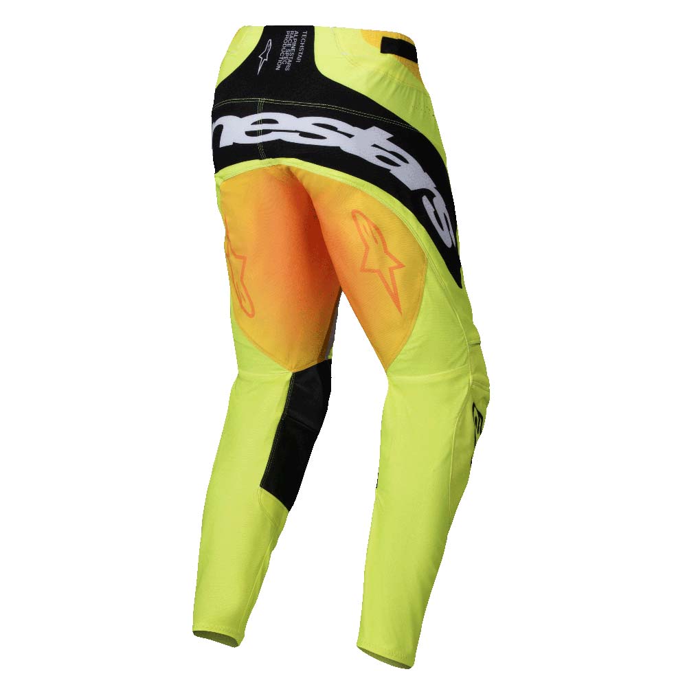 Alpinestars - Pantalon Techstar Melt Jaune / Blanc