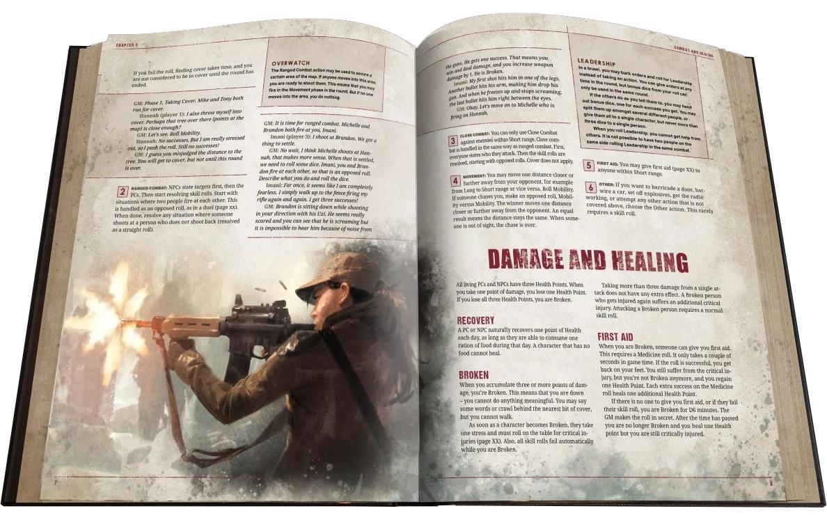 Regelwerk The Walking Dead Universe RPG Core Rules -EN-Regelbuch