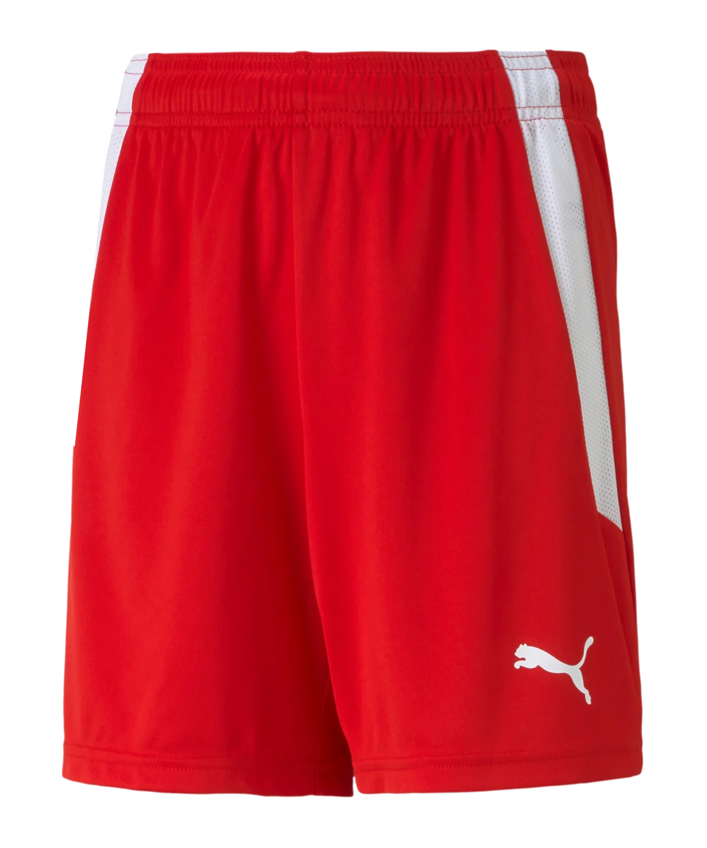 PUMA teamLIGA Short Kids Rot Weiss F01