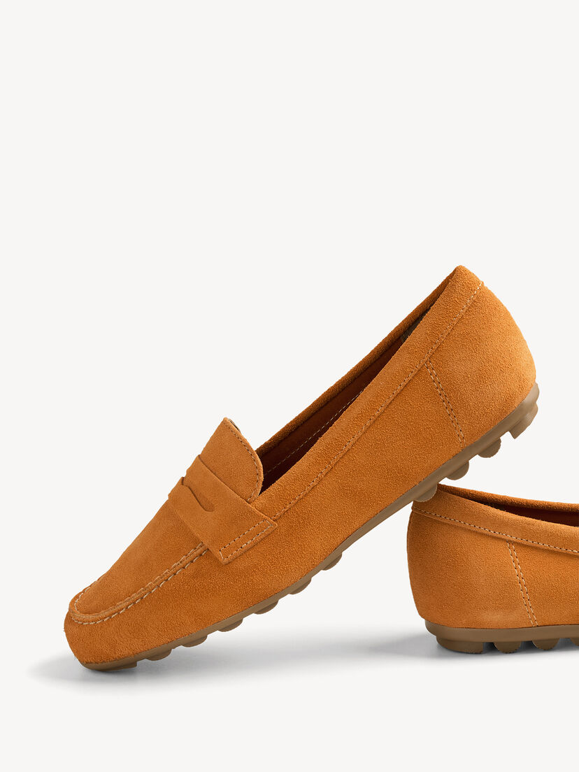 Leren Mocassin - oranje