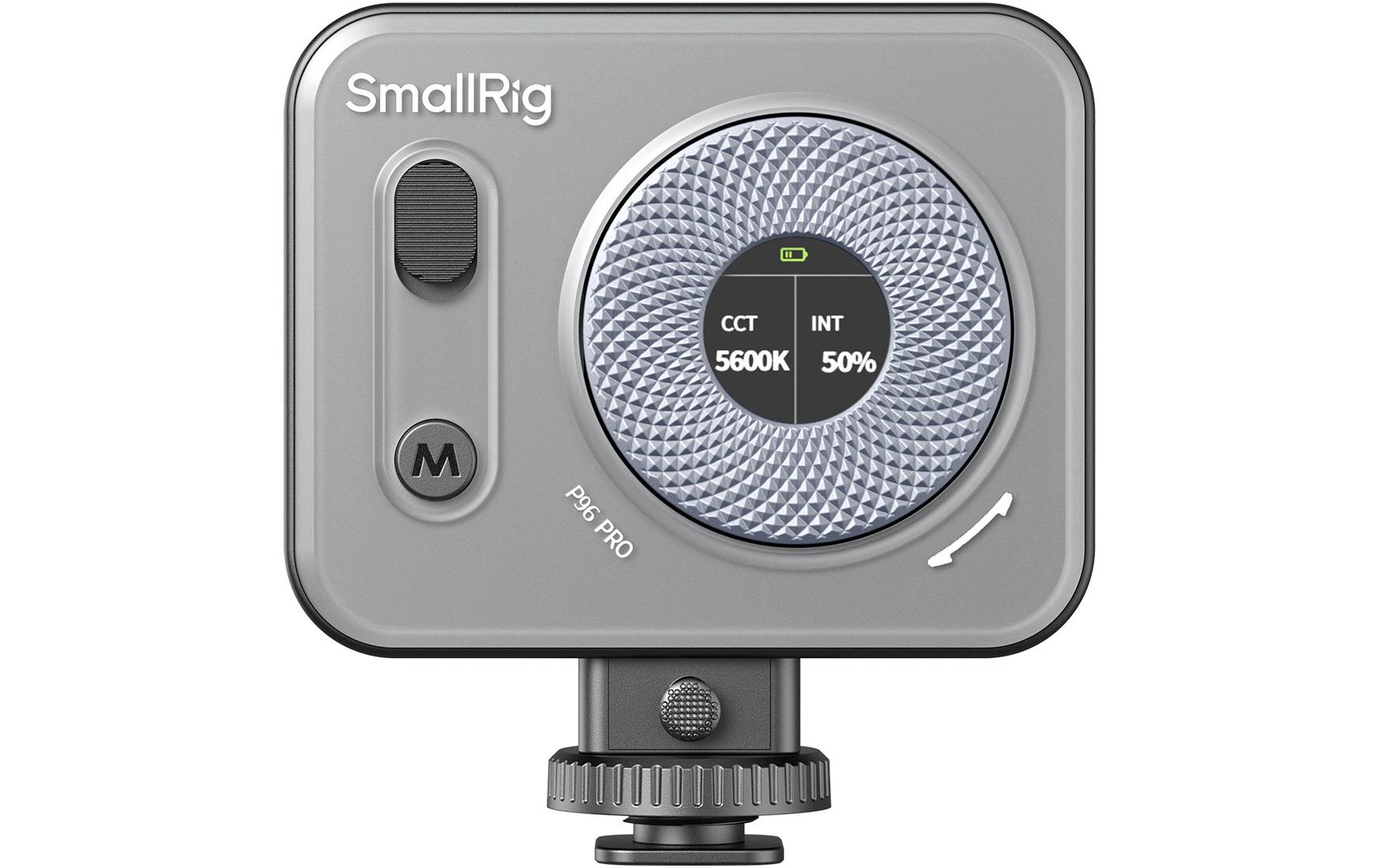 Vibe P96 Pro Mini-LED-Videoleuchte SchwarzSimuliert 2500K-6500K Tageslicht und bietet 5 Spezialeffekte