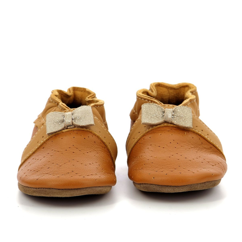 Robeez Robeez Chaussons Happy Mood Camel