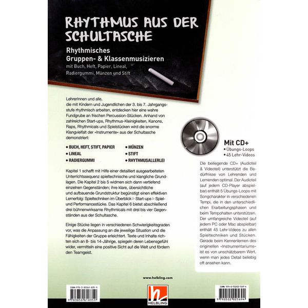 Helbling Verlag Rhythmus aus der Schultasche