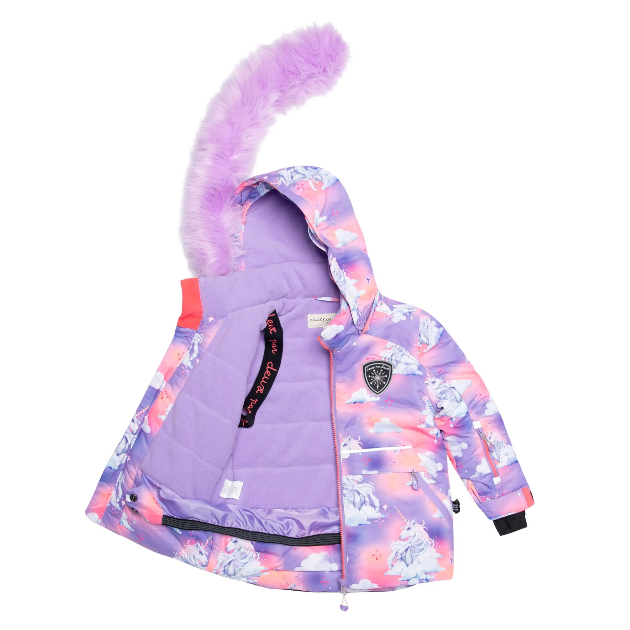 Deux par Deux Habit de Neige 2 Pièces Licorne Nuage 3-6ans