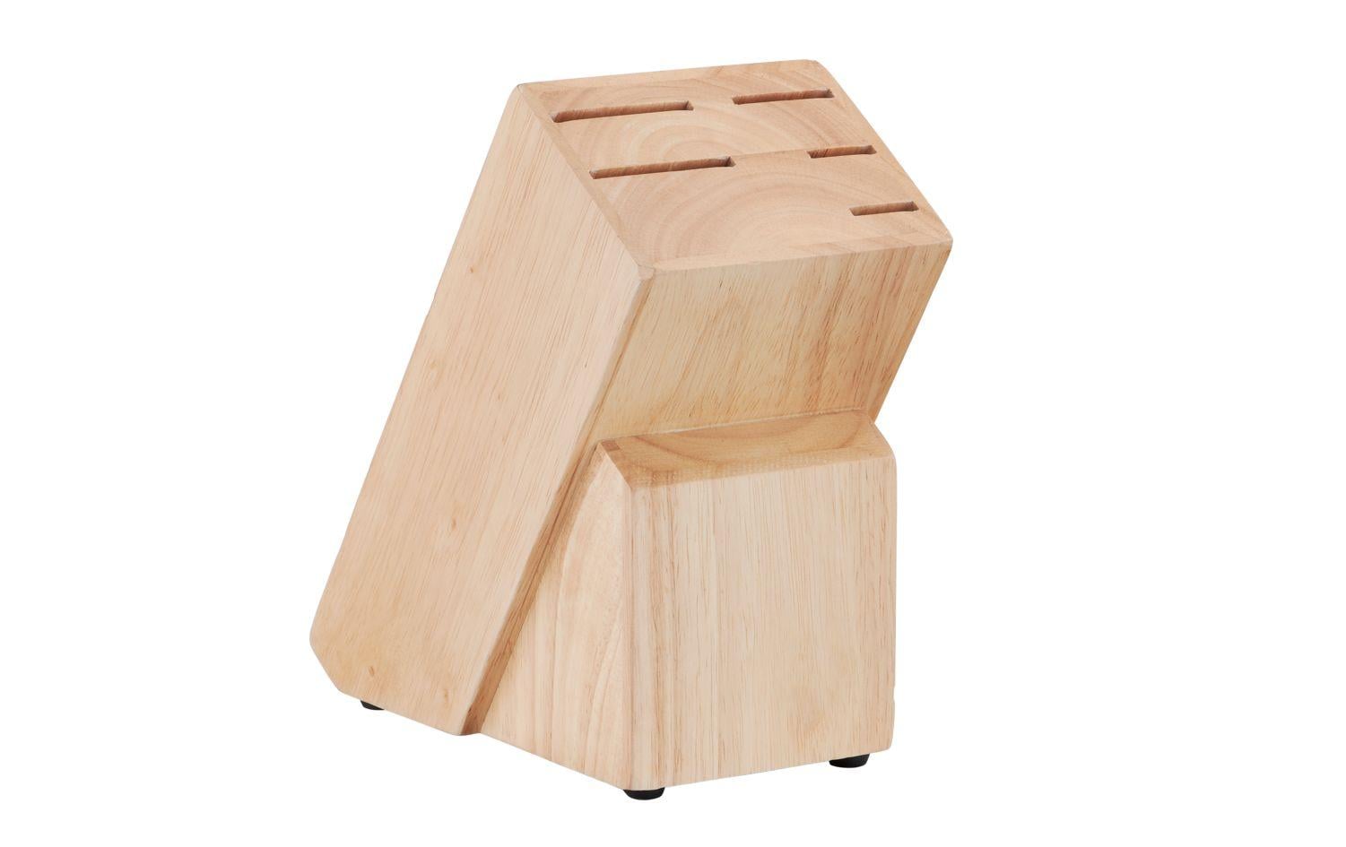 Messerblock-Set mit Messer Ingenio Ice Force Schwarz<br>Messerblock aus Holz mit 5 Edelstahlmessern