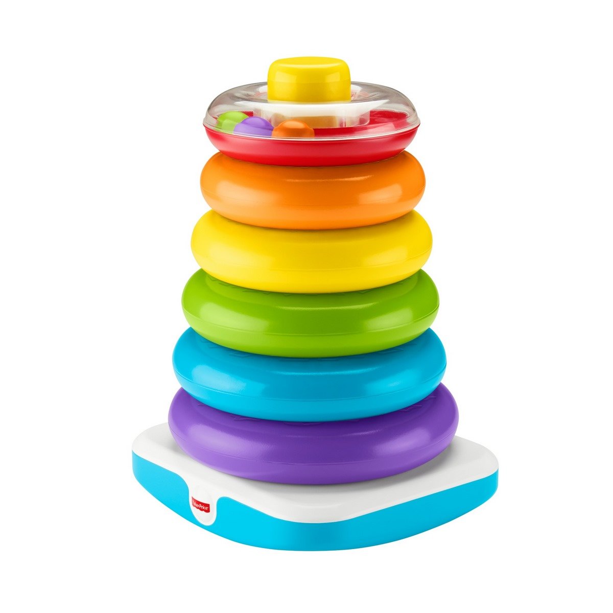 <\/h1><p>Ce jouet de <strong>Mattel France<\/strong> accompagne le b\u00e9b\u00e9 durant toute sa croissance. Avec <strong>Fisher price pyramide Arc-en-ciel g\u00e9ante<\/strong>, d\u00e9veloppez les capacit\u00e9s d\u2019\u00e9veil<\/a> de vos enfan