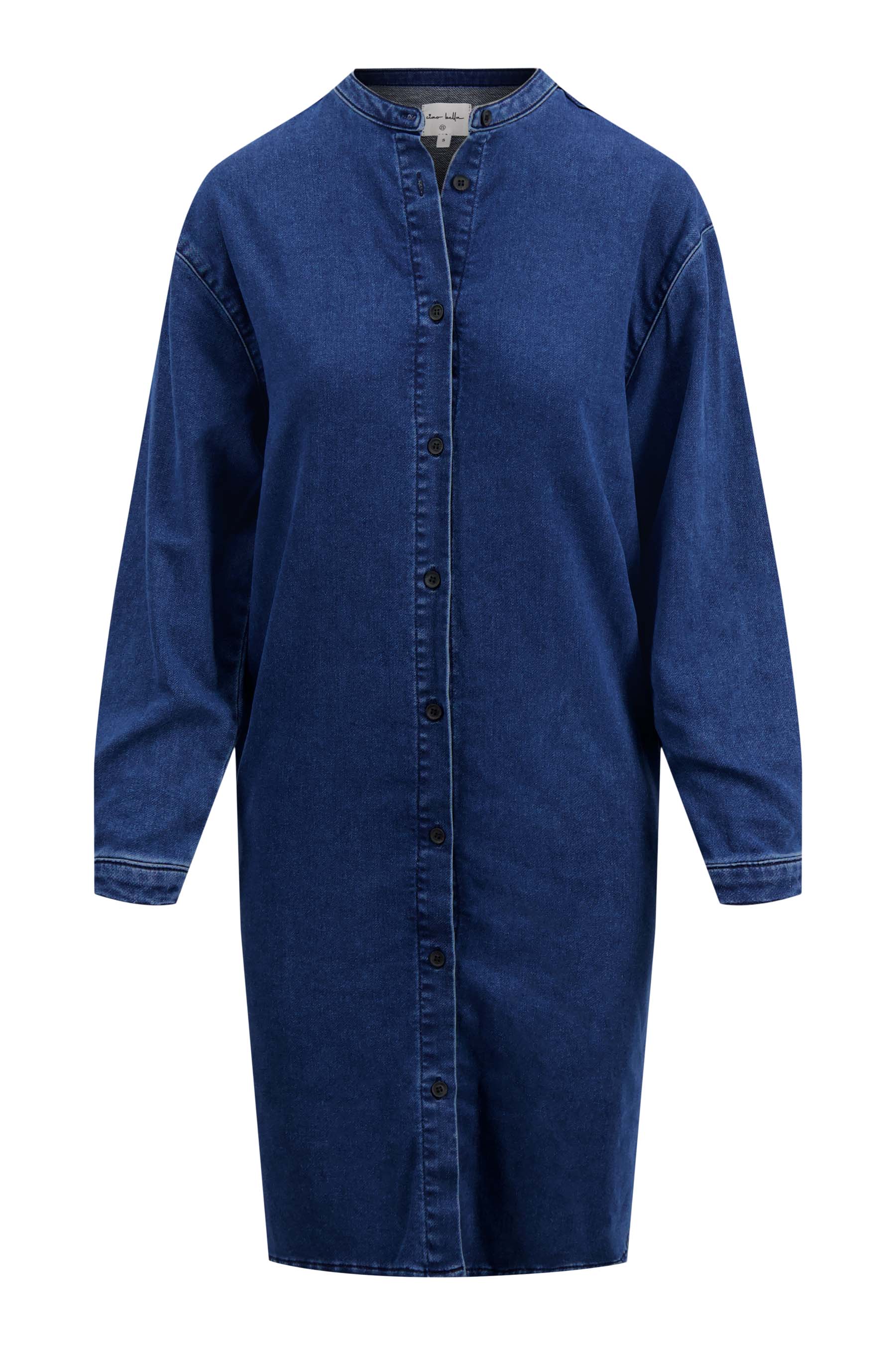 jurk van jogger denim stof