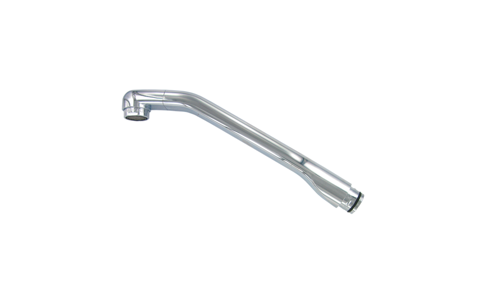 Comet Auslauf chrom 22cm