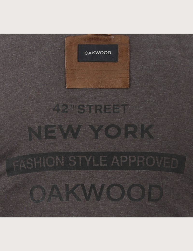 OAKWOOD BLOUSON DRINK  À CAPUCHE AMOVIBLE MARRON