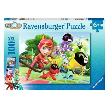 Ravensburger Kinderpuzzle - Das Petronix-Team, 100 Teile