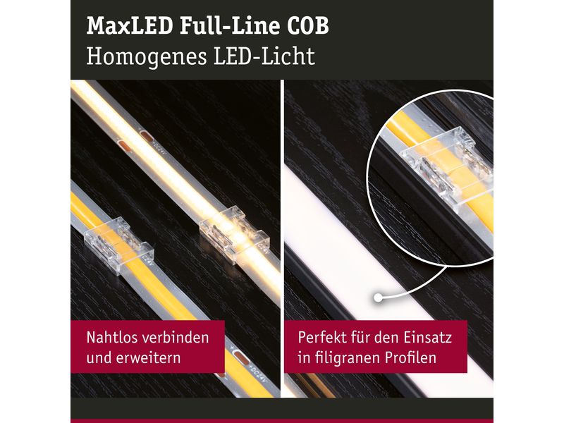 Paulmann Verbindungskabel MaxLED Full-Line COB Connector Se Connector Set Full-Line COB