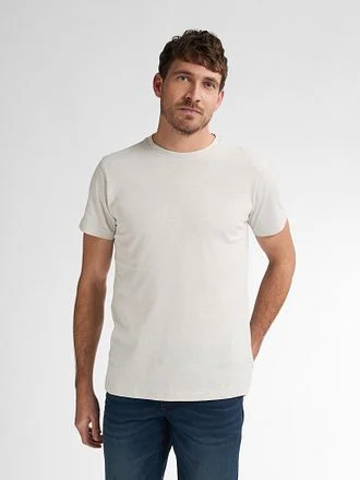 Petrol T-Shirt Viewcrest Melange Ecru M-1050-TSR666-0112 kopen