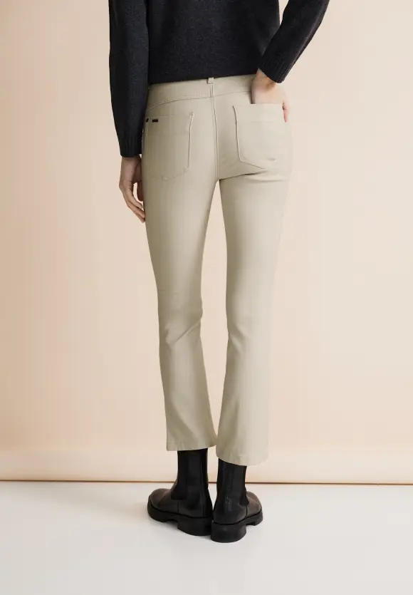Coating Slim Fit Hose - smooth sand beige