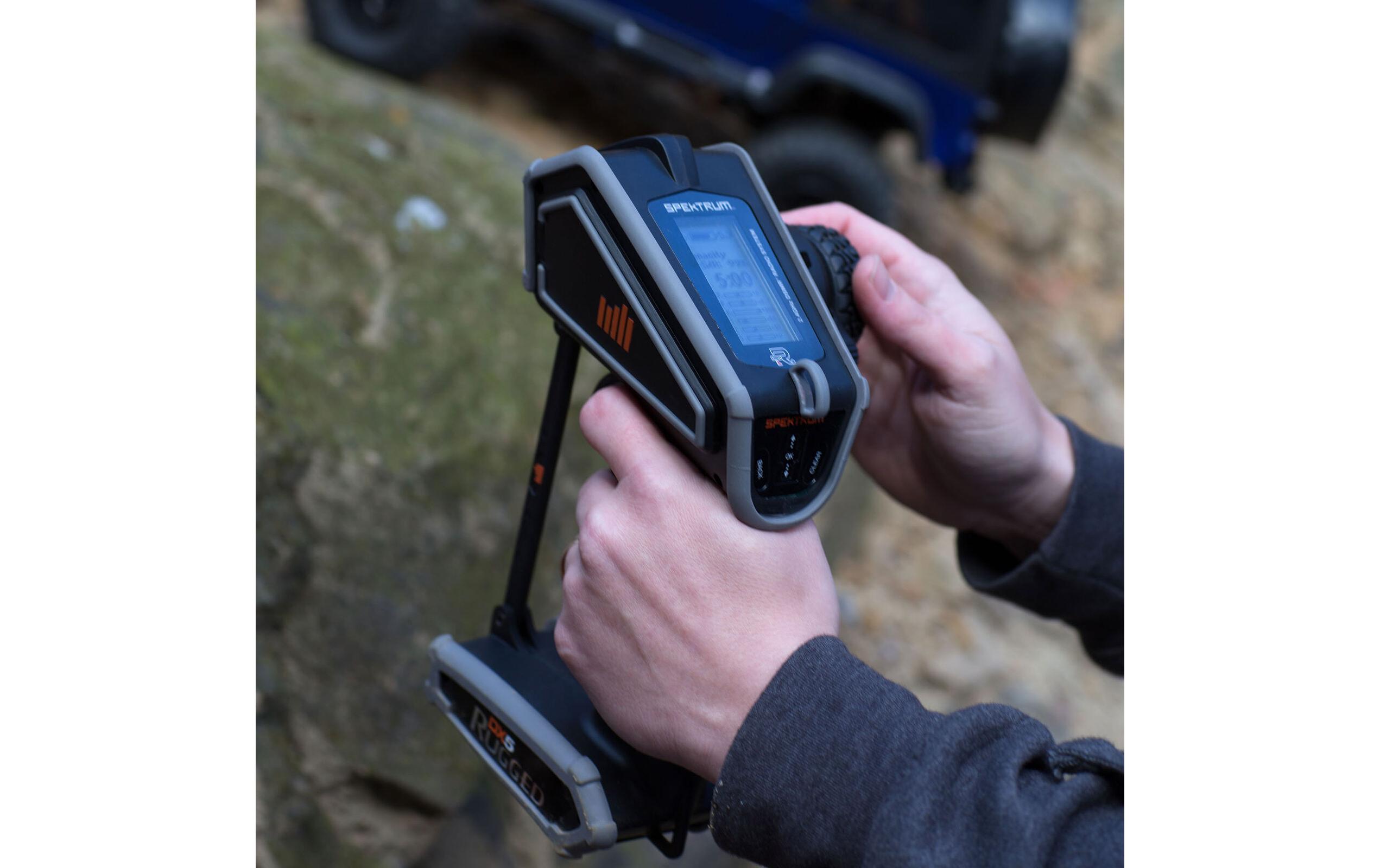 Fernsteuerung DX5 Rugged DSMR mit SR515<br>Solider 5-Kanal Sender für RC Fahrzeuge