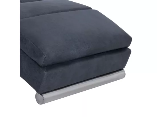 Chaise longue Gris Similicuir daim