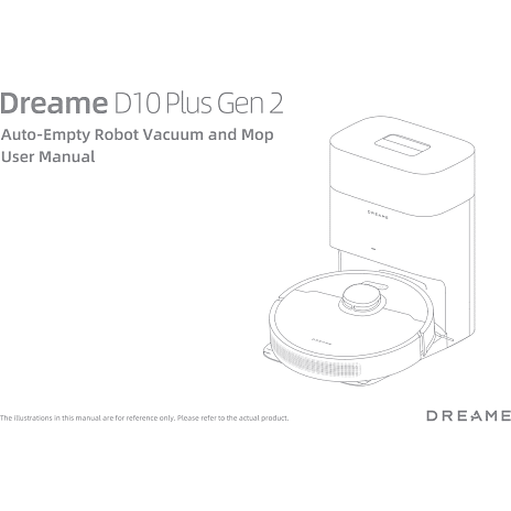 Dreame robotstøvsuger D10 Plus Gen 2 - hvid