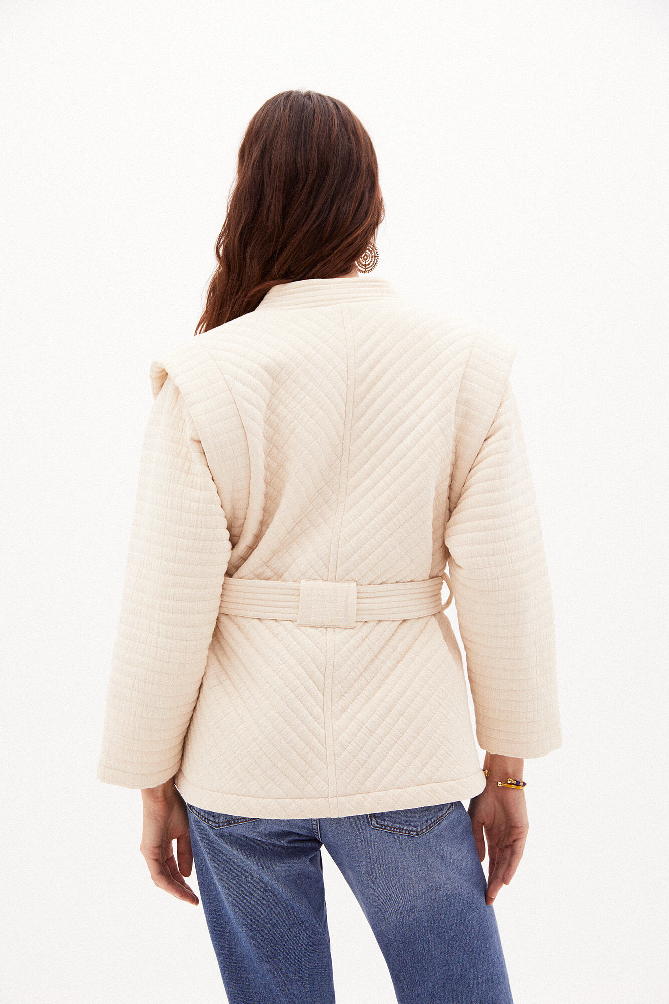 Jaqueta Natalia Cotton - Bege