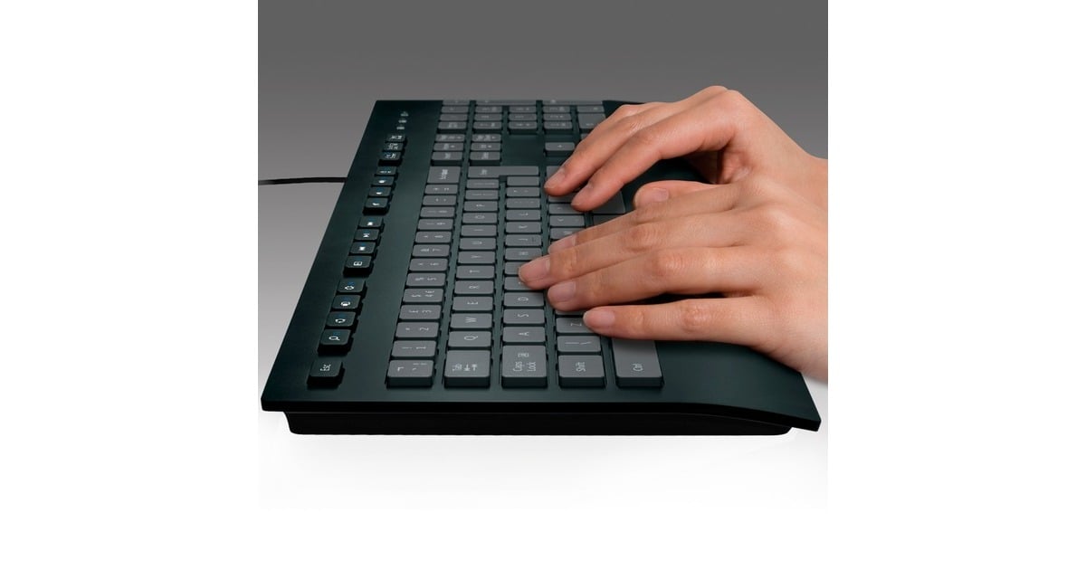 LogitechComfort Keyboard K280e, toetsenbord  (Zwart, EU lay-out (QWERTY), Rubberdome)