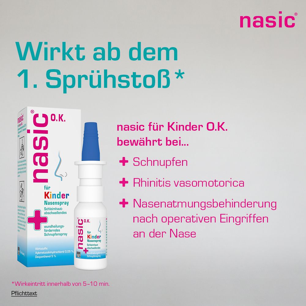 nasic® für Kinder O.K. Nasenspray