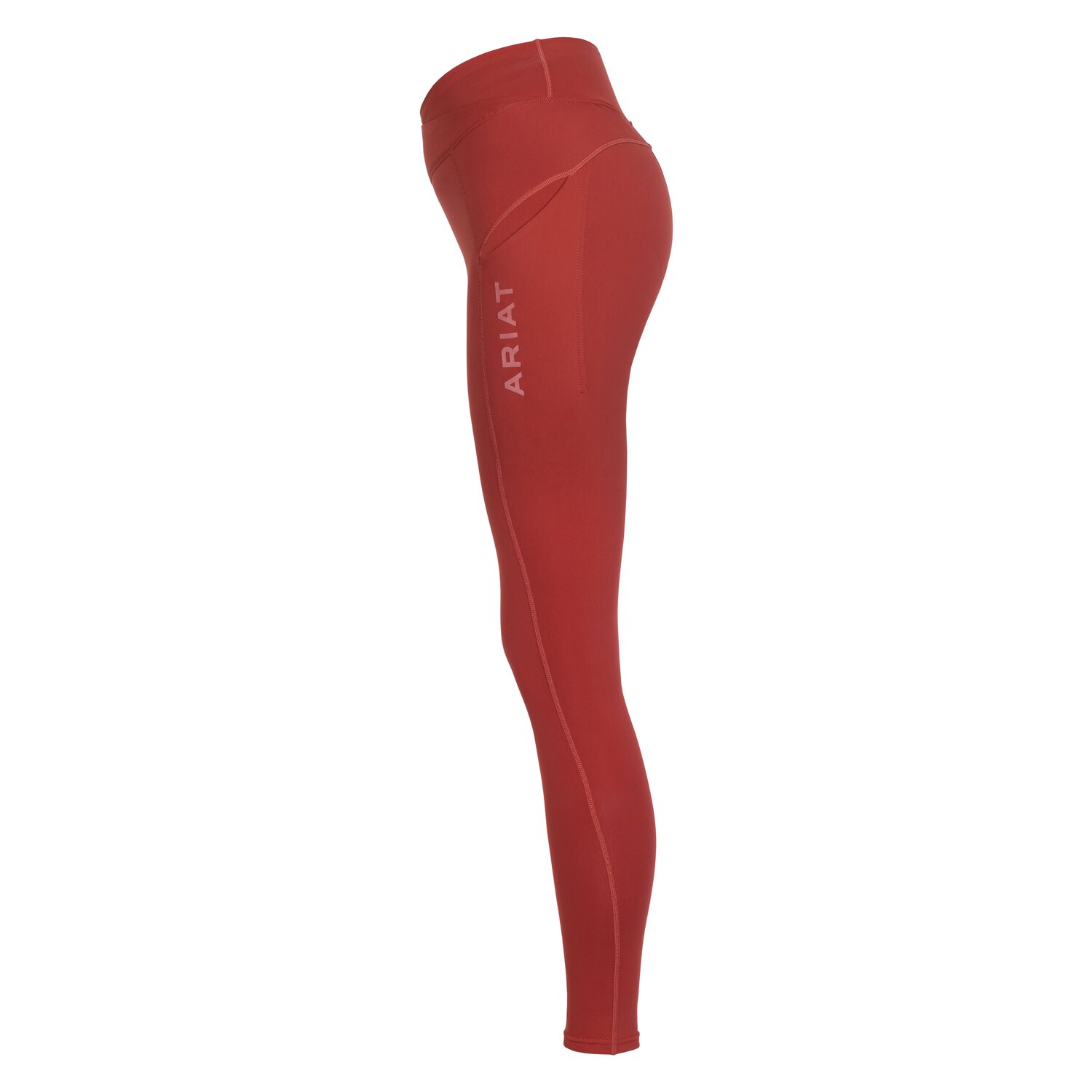 ARIAT Reitleggings Avail Half Grip - red ochre