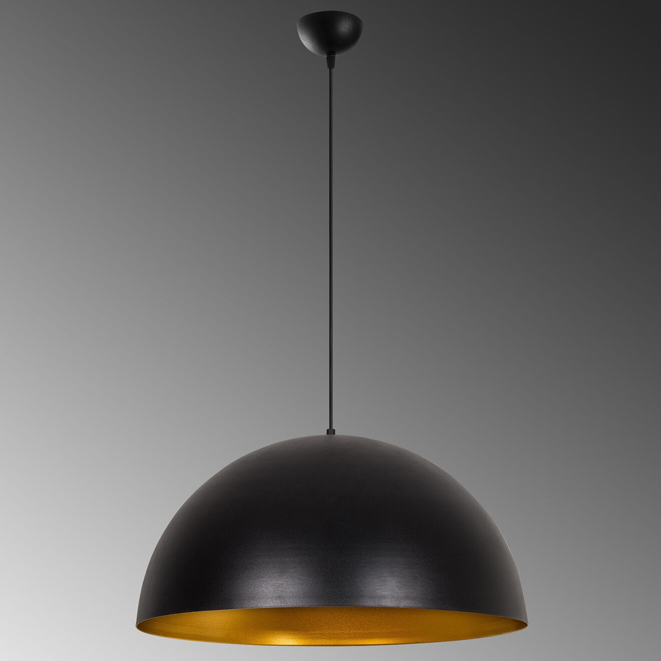 Sheen Suspension Sivani noir/doré - 60x126 cm