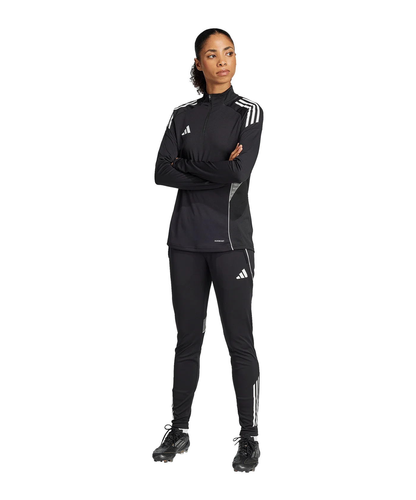 adidas Tiro 25 Competition Sweatshirt Damen Schwarz
