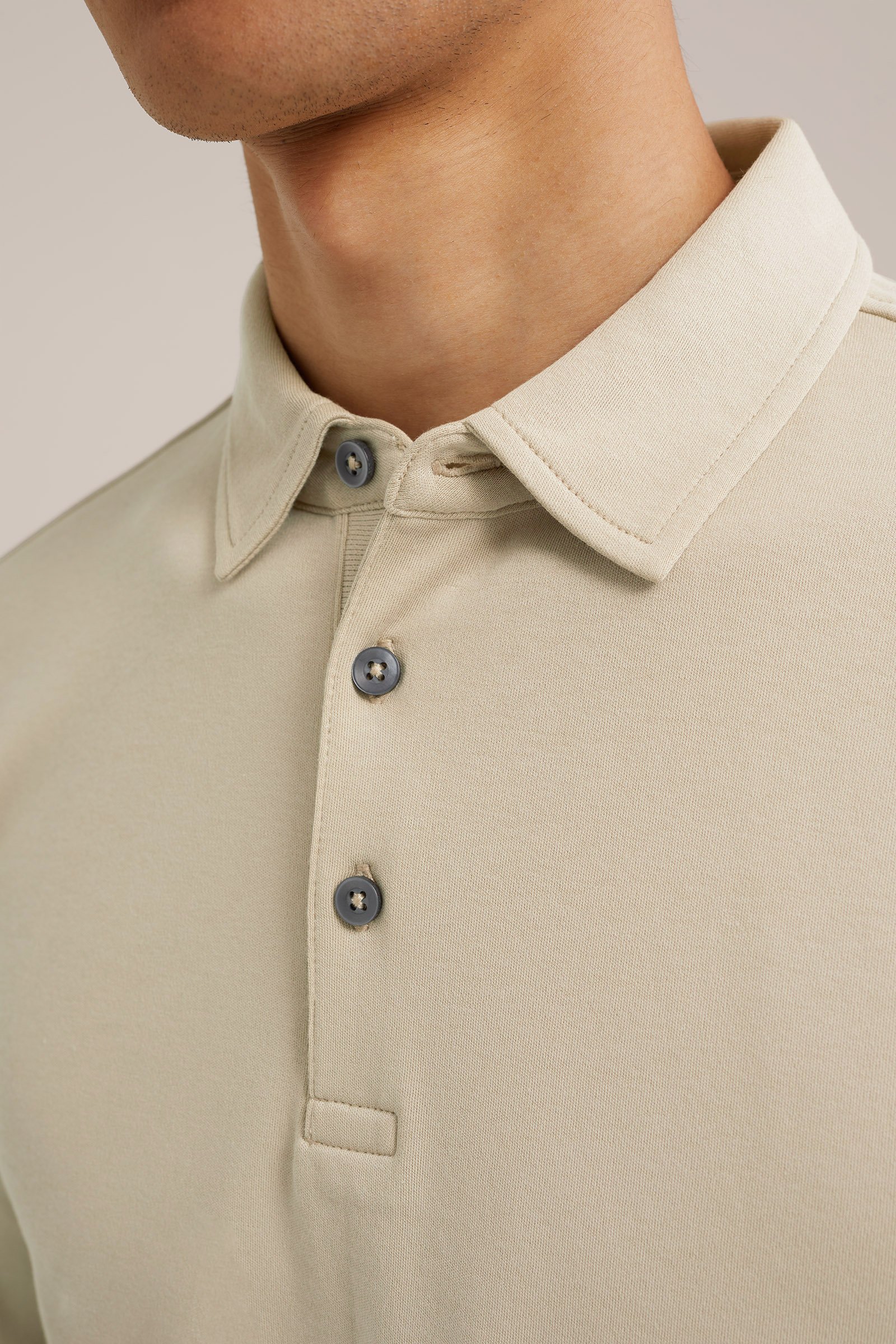ultra soft polo WE Fashion Lichtbruin